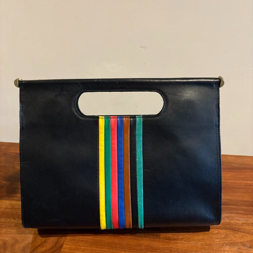 Clare V. Black Hand Clutch